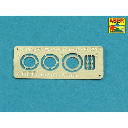 7,5 cm barrel with muzzle brake for Panther Ausf.G - Aber Models 35...