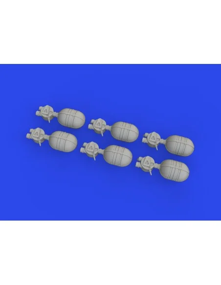 [NO_DESC] WWII USAAF oxygen cylinder A-4 PRINT, 1/32 - Eduard Acces...