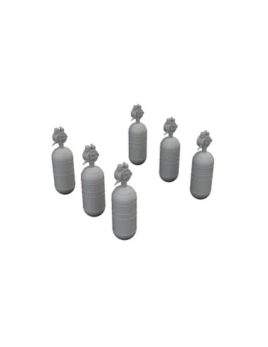 [NO_DESC] WWII USAAF oxygen cylinder A-6 PRINT, 1/32 - Eduard Acces...