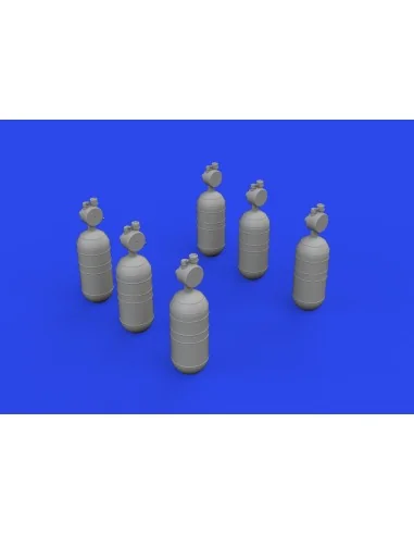 WWII USAAF oxygen cylinder A-6 PRINT, 1/32 - Eduard Accessories 632200