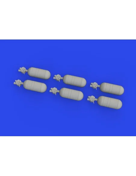 [NO_DESC] WWII USAAF oxygen cylinder A-6 PRINT, 1/32 - Eduard Acces...