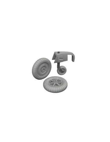 Bf 109E wheels EDUARD, 1/32 - Eduard Accessories 632202