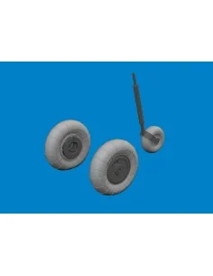 Bf 109K-4 wheels for Kotare, 1/32 - Eduard Accessories 632206