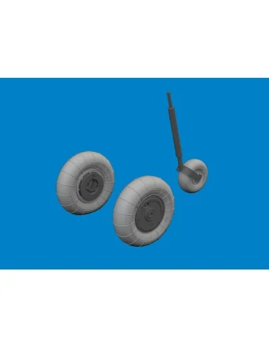 Bf 109K-4 wheels for Kotare, 1/32 - Eduard Accessories 632206