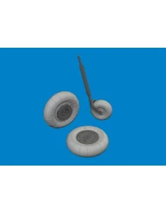 Bf 109K-4 wheels for Kotare, 1/32 - Eduard Accessories 632206 2