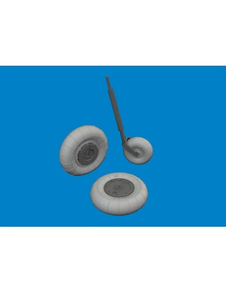 Bf 109K-4 wheels for Kotare, 1/32 - Eduard Accessories 632206