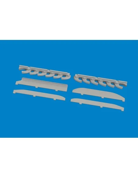 [NO_DESC] Bf 109K-4 exhaust stacks PRINT for Kotare, 1/32 - Eduard ...