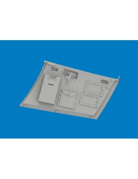Hurricane Mk.II cockpit door PRINT for Revell, 1/32 - Eduard Access...