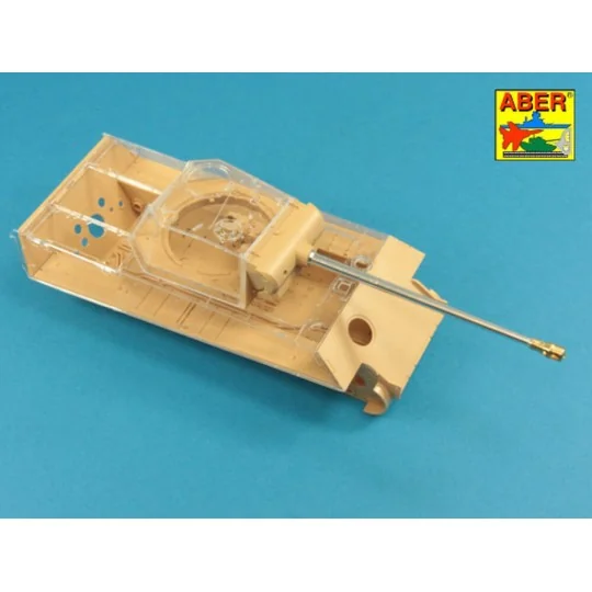 7,5 cm barrel with muzzle brake for Panther Ausf.G - Aber Models 35...