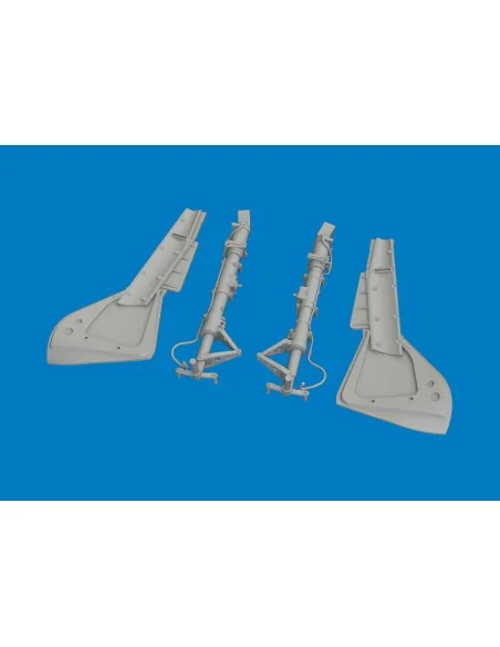 Fw 190 undercarriage legs PRINT for Revell, 1/32 - Eduard Accessori...