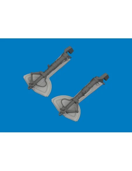Bf 109G undercarriage legs PRINT for Revell, 1/32 - Eduard Accessor...