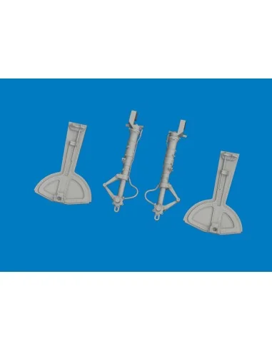 Bf 109G undercarriage legs PRINT for Revell, 1/32 - Eduard Accessor...