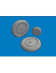 Bf 109G-6 wheels for Revell, 1/32 - Eduard Accessories 632215