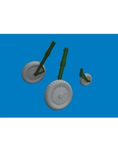 Bf 109G-6 wheels for Revell, 1/32 - Eduard Accessories 632215 2