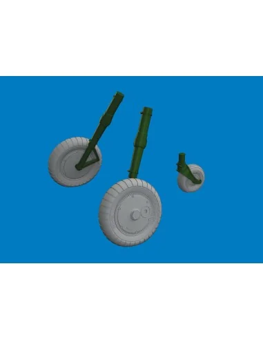 Bf 109G-6 wheels for Revell, 1/32 - Eduard Accessories 632215