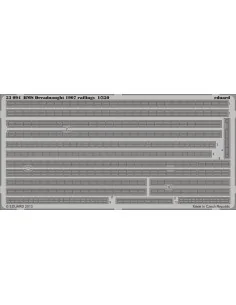 [NO_DESC] HMS Dreadnought 1907 railings for Trump., 1/350 - Eduard ...