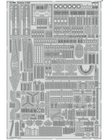 Yamato 1/450 for Hasegawa, 1/450 - Eduard Accessories 53095