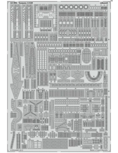 [NO_DESC] Yamato 1/450 for Hasegawa, 1/450 - Eduard Accessories 53095