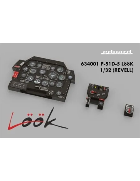 [NO_DESC] P-51D-5 LööK for Revell, 1/32 - Eduard Accessories 634001