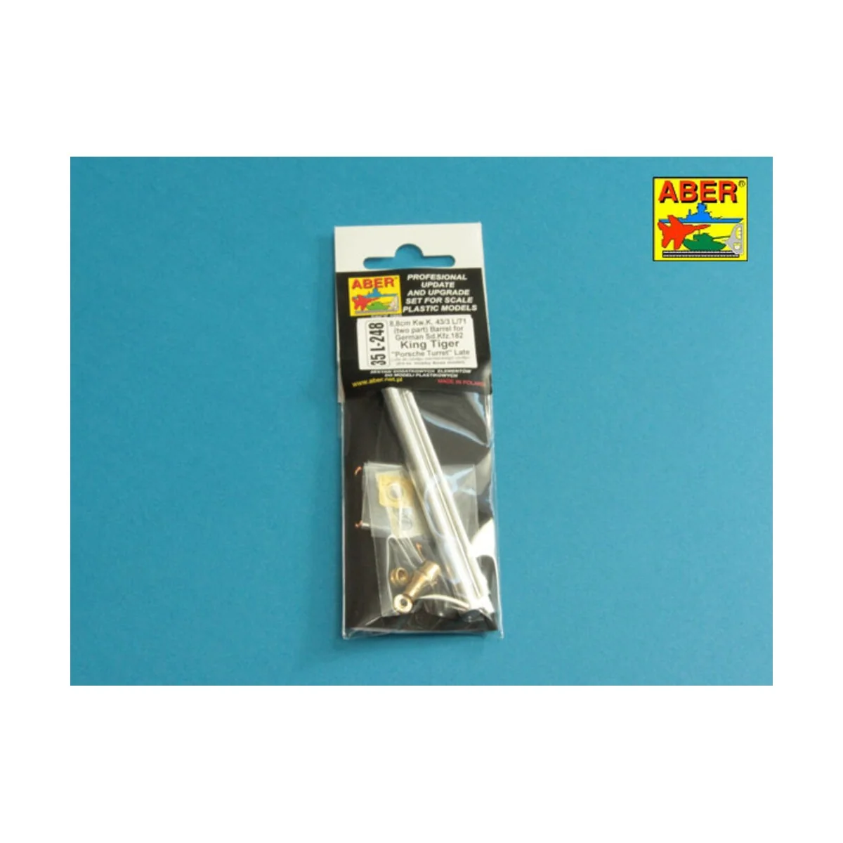 Barrel for German 8, 8cm Kw.K 43/3 L/71 (two part) gun used on Tige...