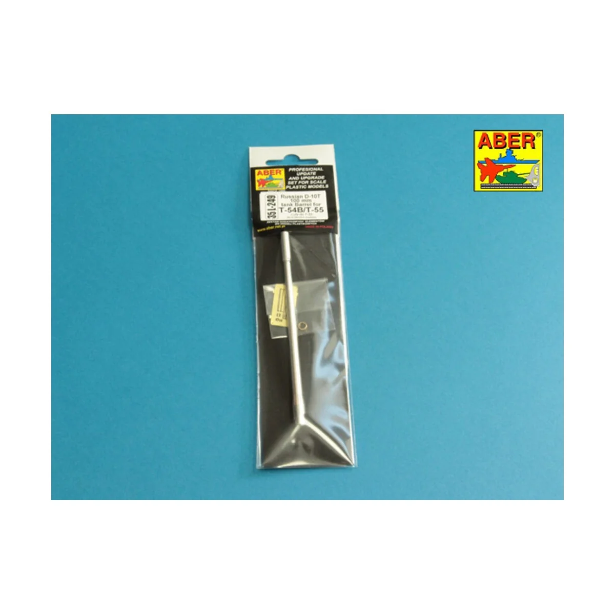 Russian D-10T 100mm tank barrel for T-54B/T-55 - Aber Models 35 L-249