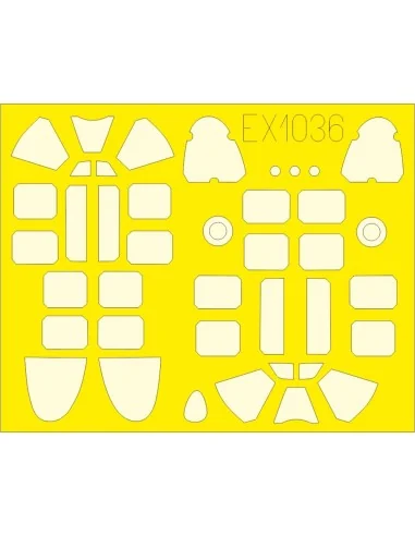 P-51B/C framed canopy LööKplus, 1/48 - Eduard Accessories 644278