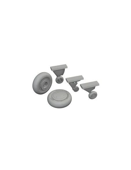 F4F-4 w/ early wheels LööKplus ACADEMY, 1/48 - Eduard Accessories 6...