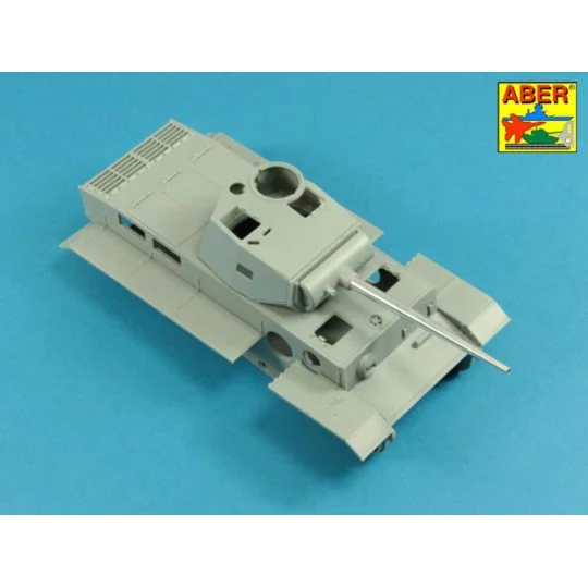 7, 5cm gun barrel for German Tank Pz.Kpfw. VI Ausf. B (VK36.01), 1/...