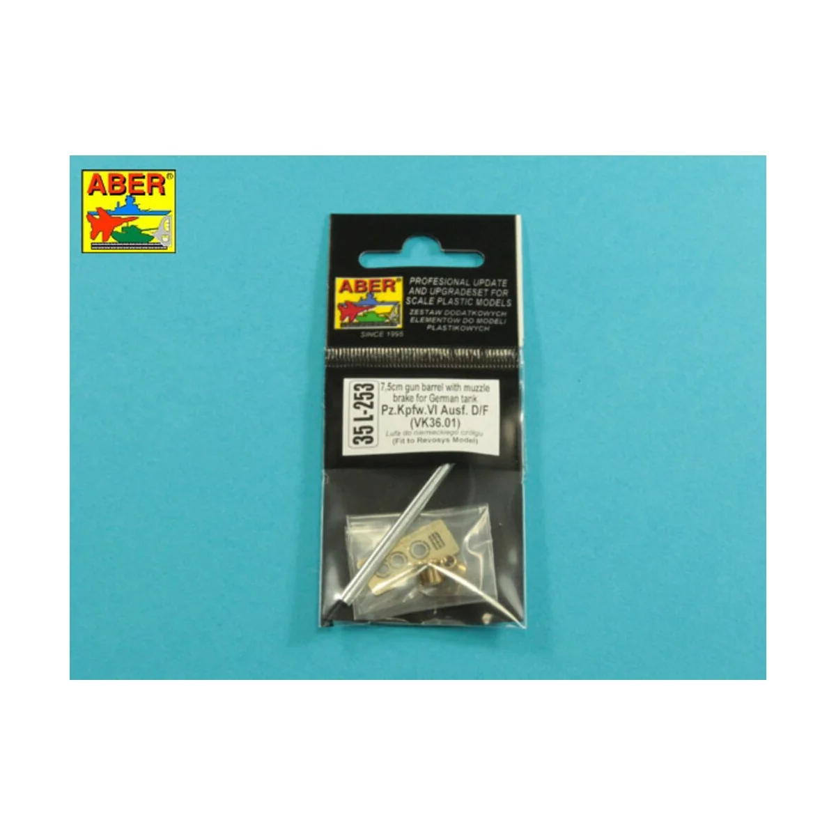 75mm gun barrel with muzzle brake for German Tank Pz.Kpfw. VI Ausf....