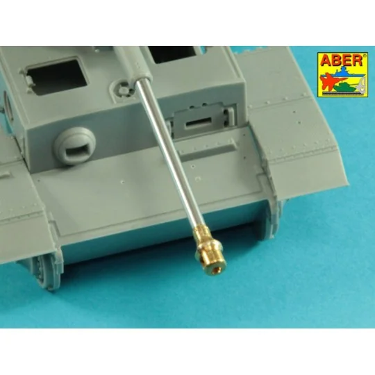 75mm gun barrel with muzzle brake for German Tank Pz.Kpfw. VI Ausf....