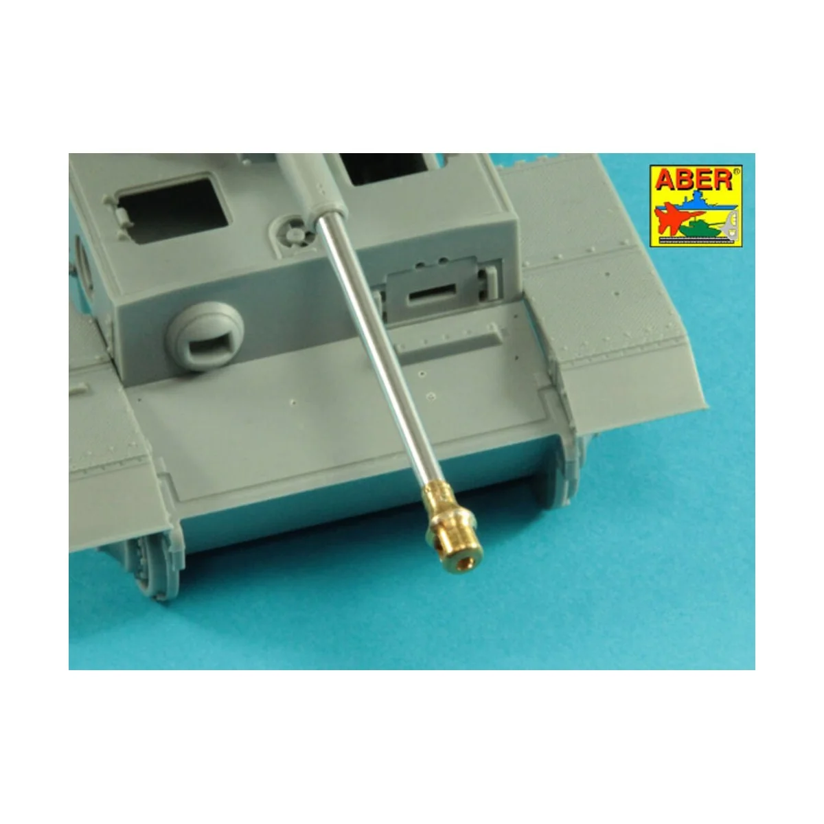 75mm gun barrel with muzzle brake for German Tank Pz.Kpfw. VI Ausf....