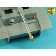 75mm gun barrel with muzzle brake for German Tank Pz.Kpfw. VI Ausf....