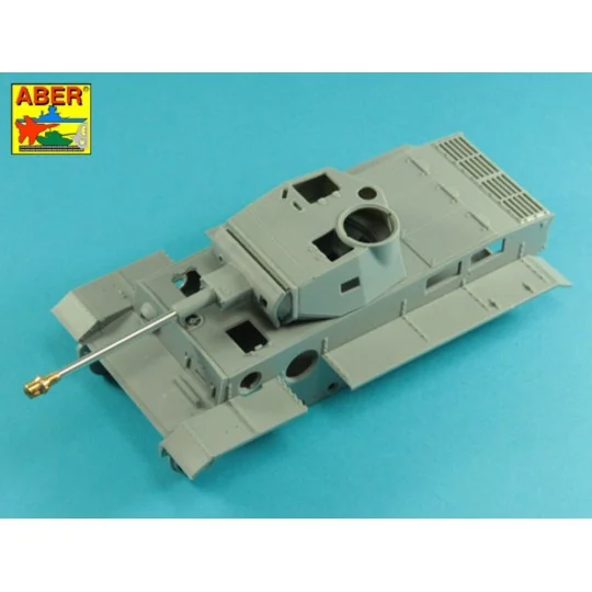 75mm gun barrel with muzzle brake for German Tank Pz.Kpfw. VI Ausf....