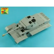 75mm gun barrel with muzzle brake for German Tank Pz.Kpfw. VI Ausf....