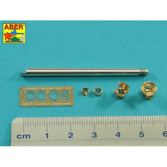 75mm gun barrel with muzzle brake for German Tank Pz.Kpfw. VI Ausf....