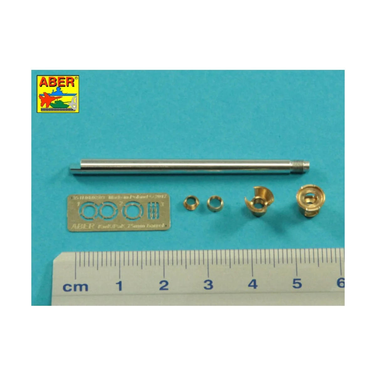 75mm gun barrel with muzzle brake for German Tank Pz.Kpfw. VI Ausf....