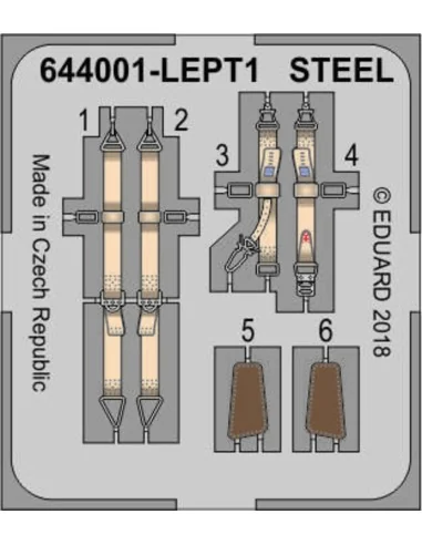 Bf 109G-6 LÖÖK for Tamiya, 1/48 - Eduard Accessories 644001