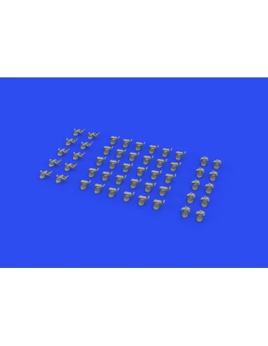 WWII German clamps Type 1 PRINT, 1/35 - Eduard Accessories 635017