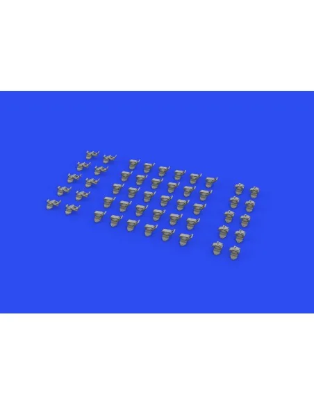 WWII German clamps Type 1 PRINT, 1/35 - Eduard Accessories 635017