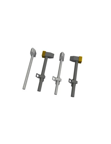WWII German hammer PRINT, 1/48 - Eduard Accessories 635045