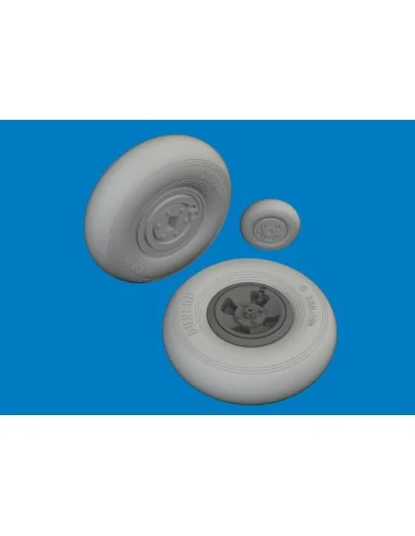 Spitfire Mk.VIII wheels 4spoke AIRFIX, 1/24 - Eduard Accessories 62...