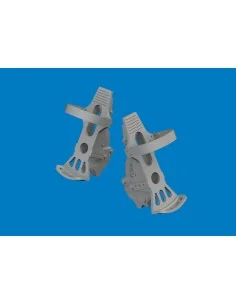 Bf 109G-5/6 rudder pedals PRINT for Airfix, 1/24 - Eduard Accessori...