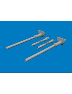 Bf 109G-5/6 gun barrels PRINT for Airfix, 1/24 - Eduard Accessories...