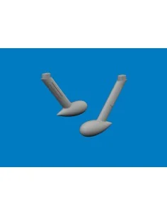 Bf 109G balance weights PRINT for Airfix, 1/24 - Eduard Accessories...