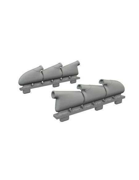 Spitfire Mk.Vb w/ rounded exhausts for Eduard, 1/72 - Eduard Access...
