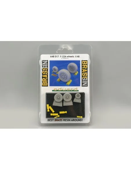 F-22A wheels für Hasegawa, 1/48 - Eduard Accessories 648017