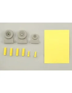 F-22A wheels für Hasegawa, 1/48 - Eduard Accessories 648017 2