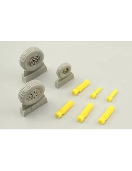 F-22A wheels für Hasegawa, 1/48 - Eduard Accessories 648017