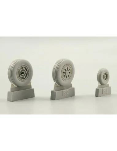 F-22A wheels für Hasegawa, 1/48 - Eduard Accessories 648017
