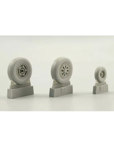 F-22A wheels für Hasegawa, 1/48 - Eduard Accessories 648017
